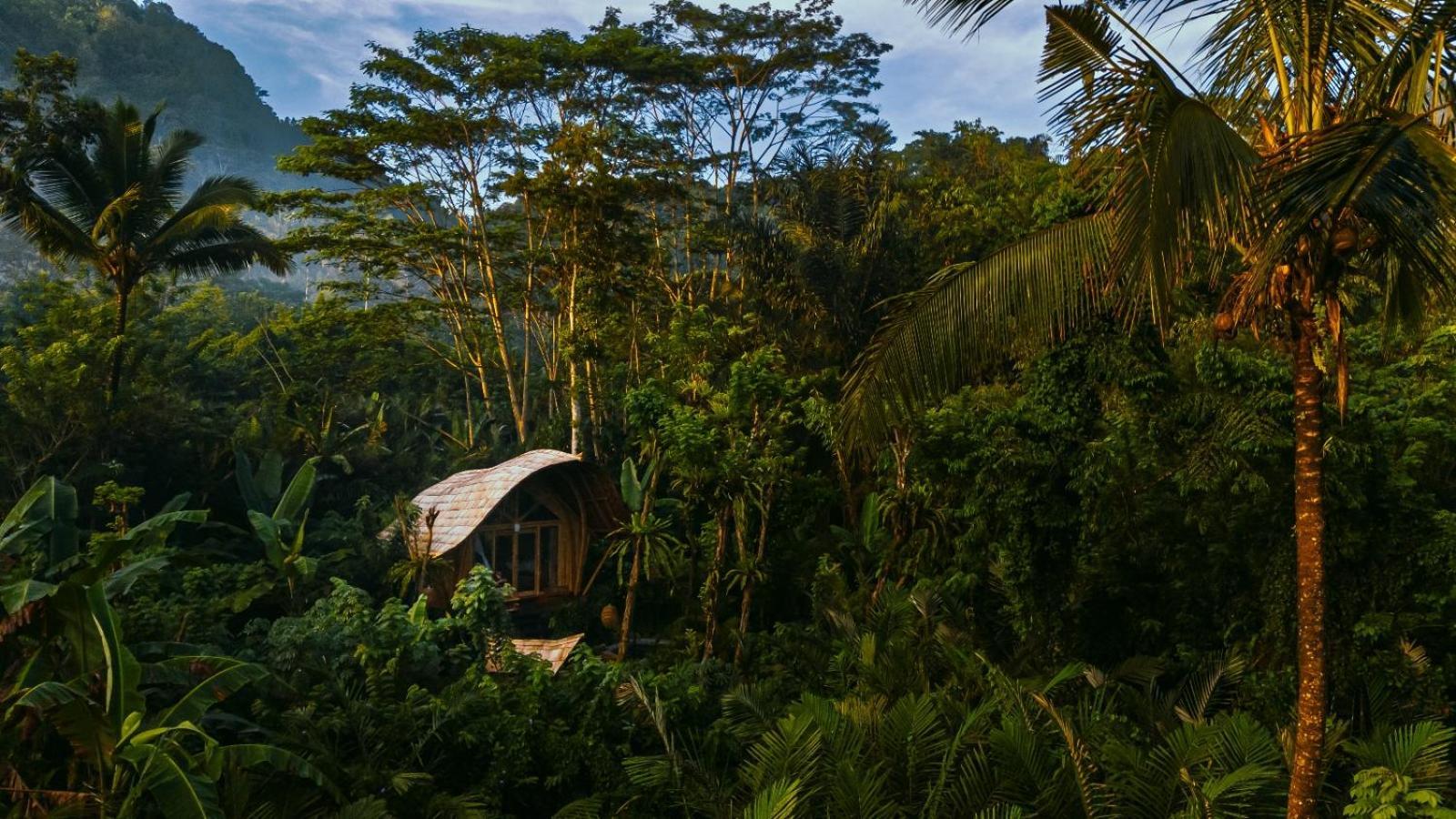 הוילה סיידמן Arcada Bali Bamboo House מראה חיצוני תמונה