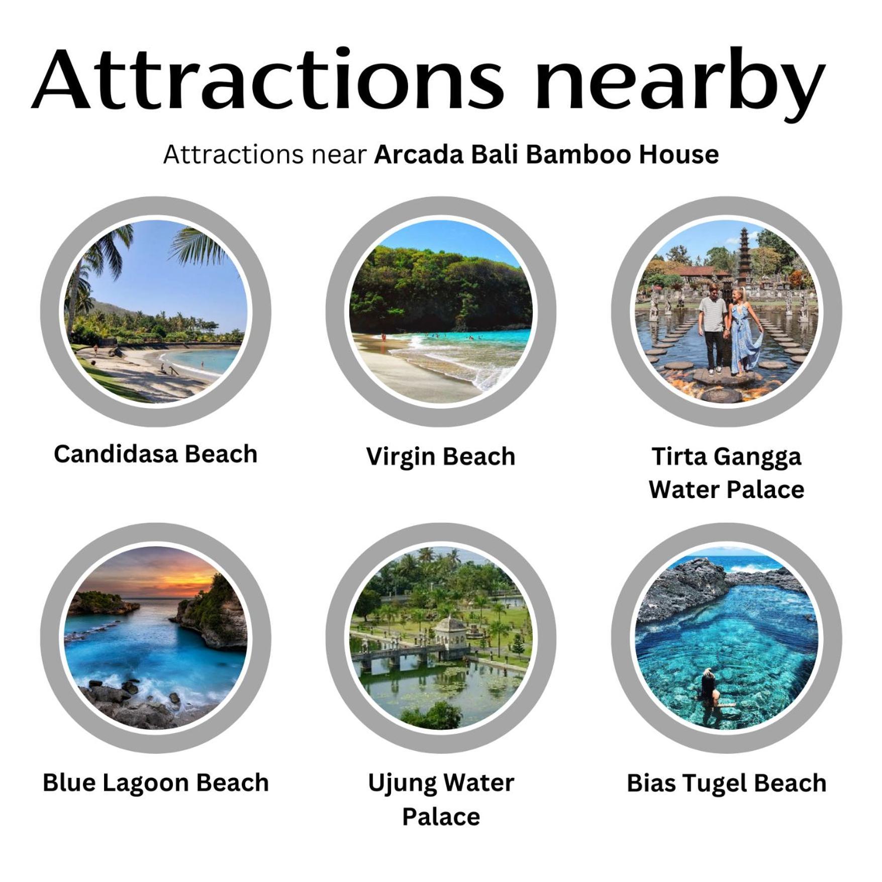 הוילה סיידמן Arcada Bali Bamboo House מראה חיצוני תמונה