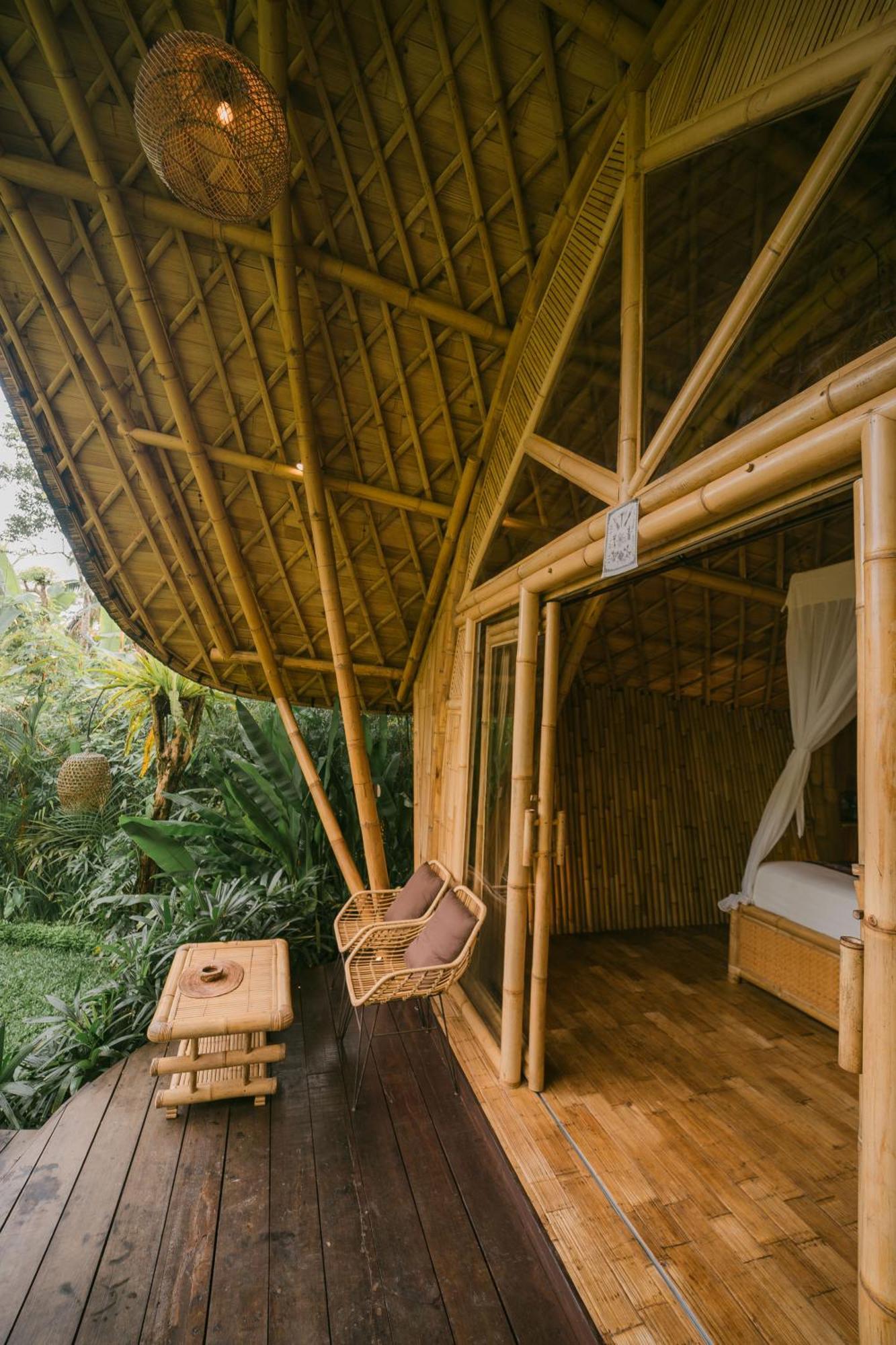 הוילה סיידמן Arcada Bali Bamboo House מראה חיצוני תמונה