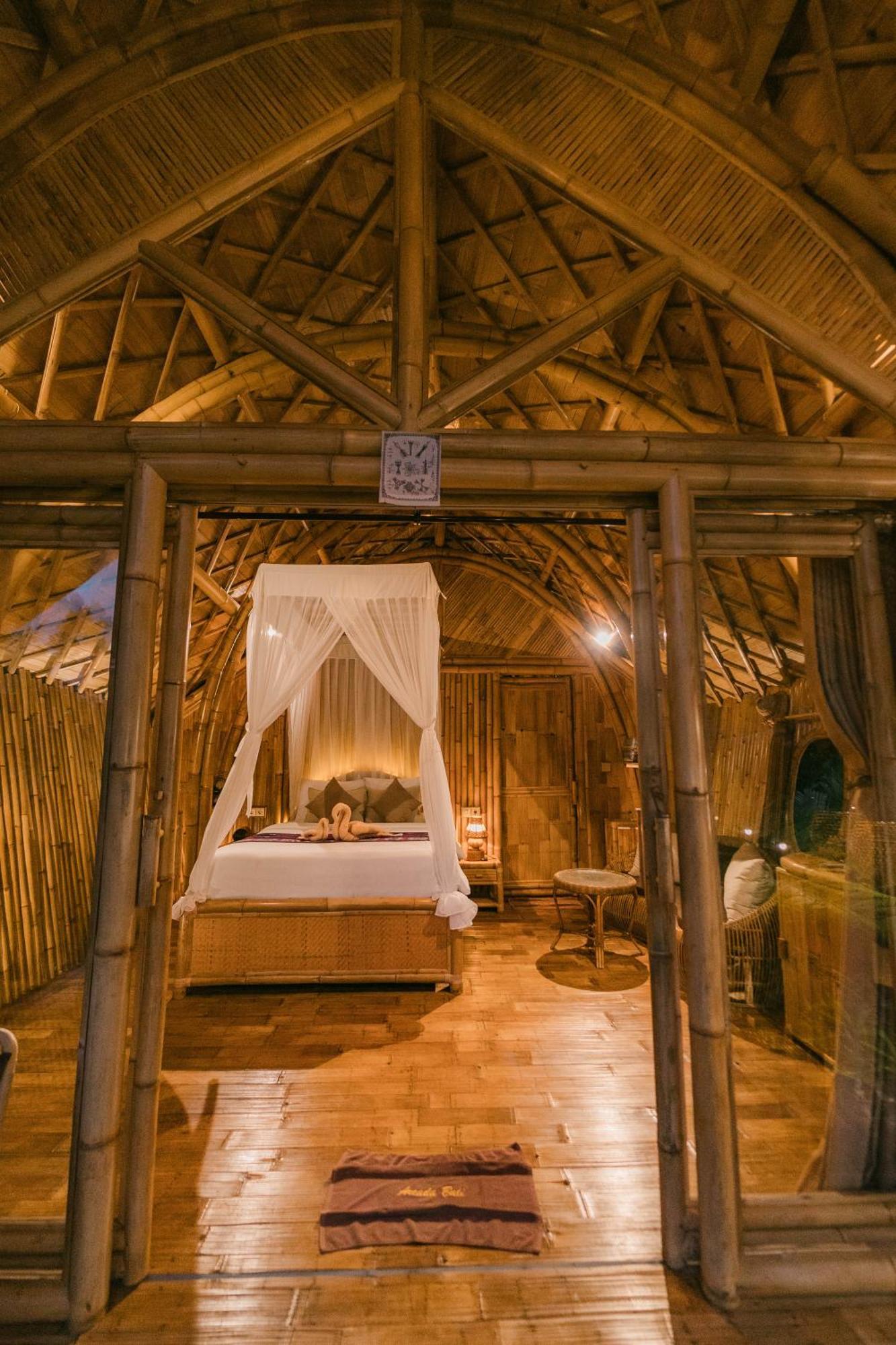 הוילה סיידמן Arcada Bali Bamboo House מראה חיצוני תמונה