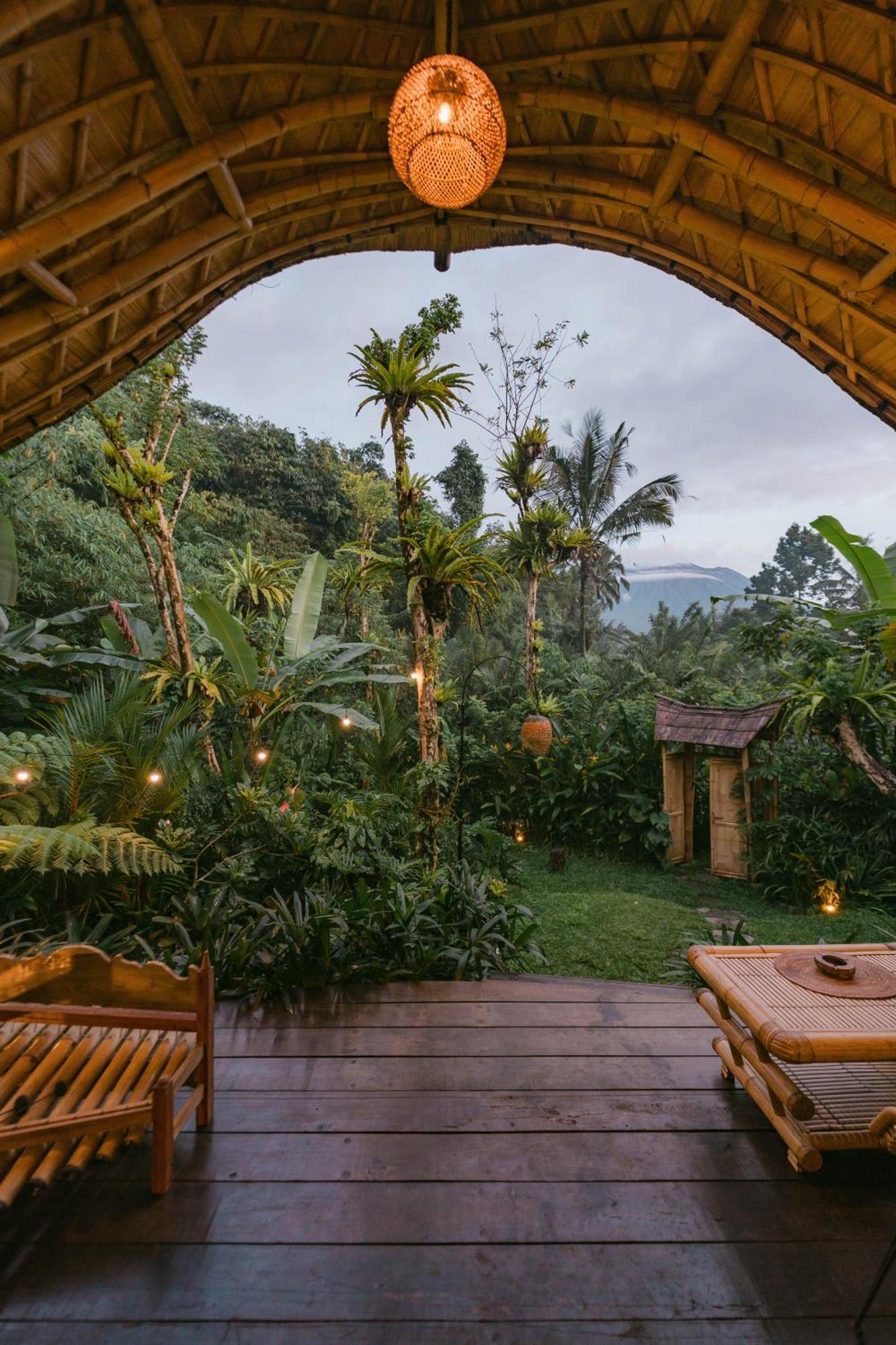 הוילה סיידמן Arcada Bali Bamboo House מראה חיצוני תמונה