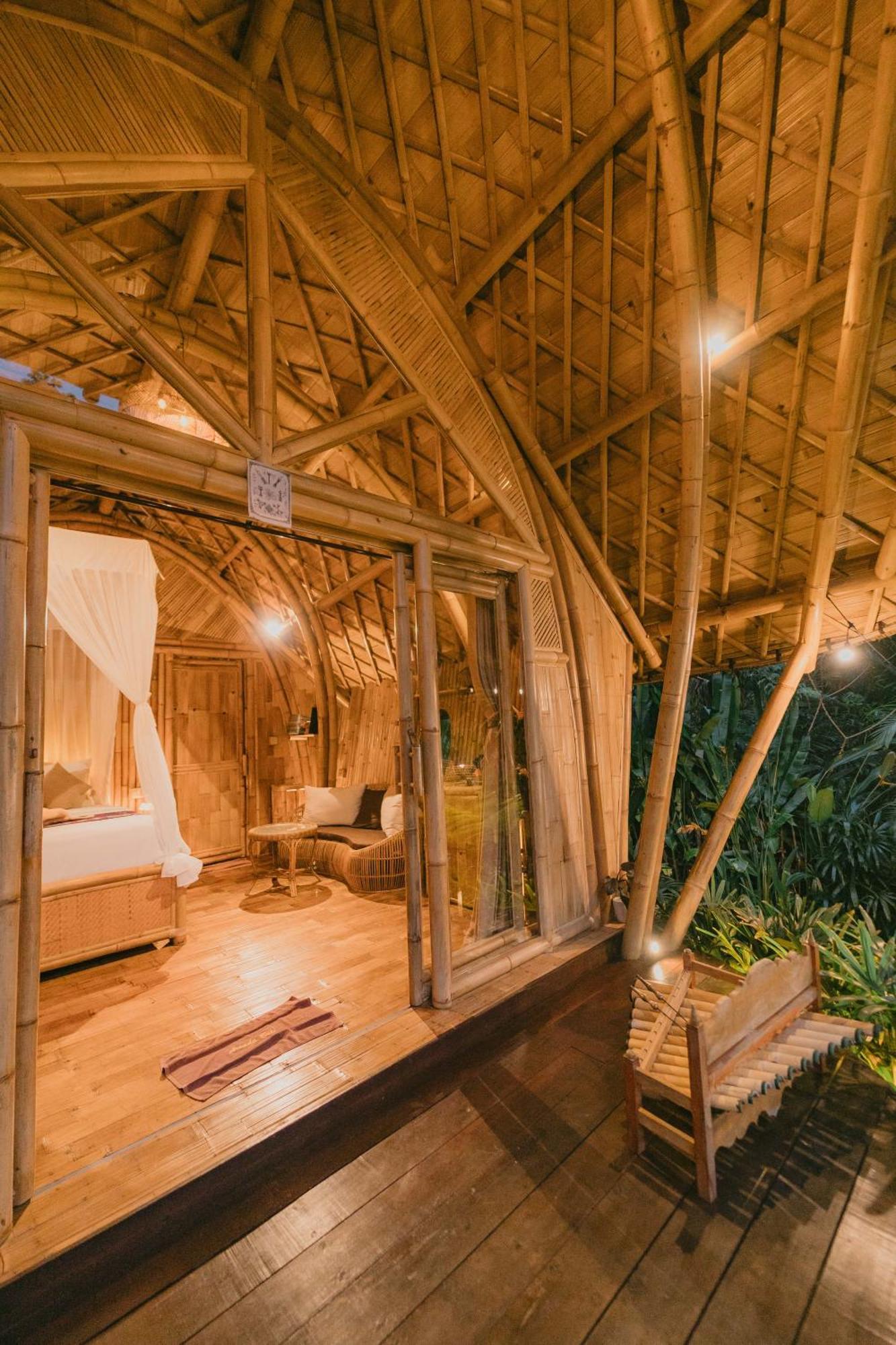 הוילה סיידמן Arcada Bali Bamboo House מראה חיצוני תמונה