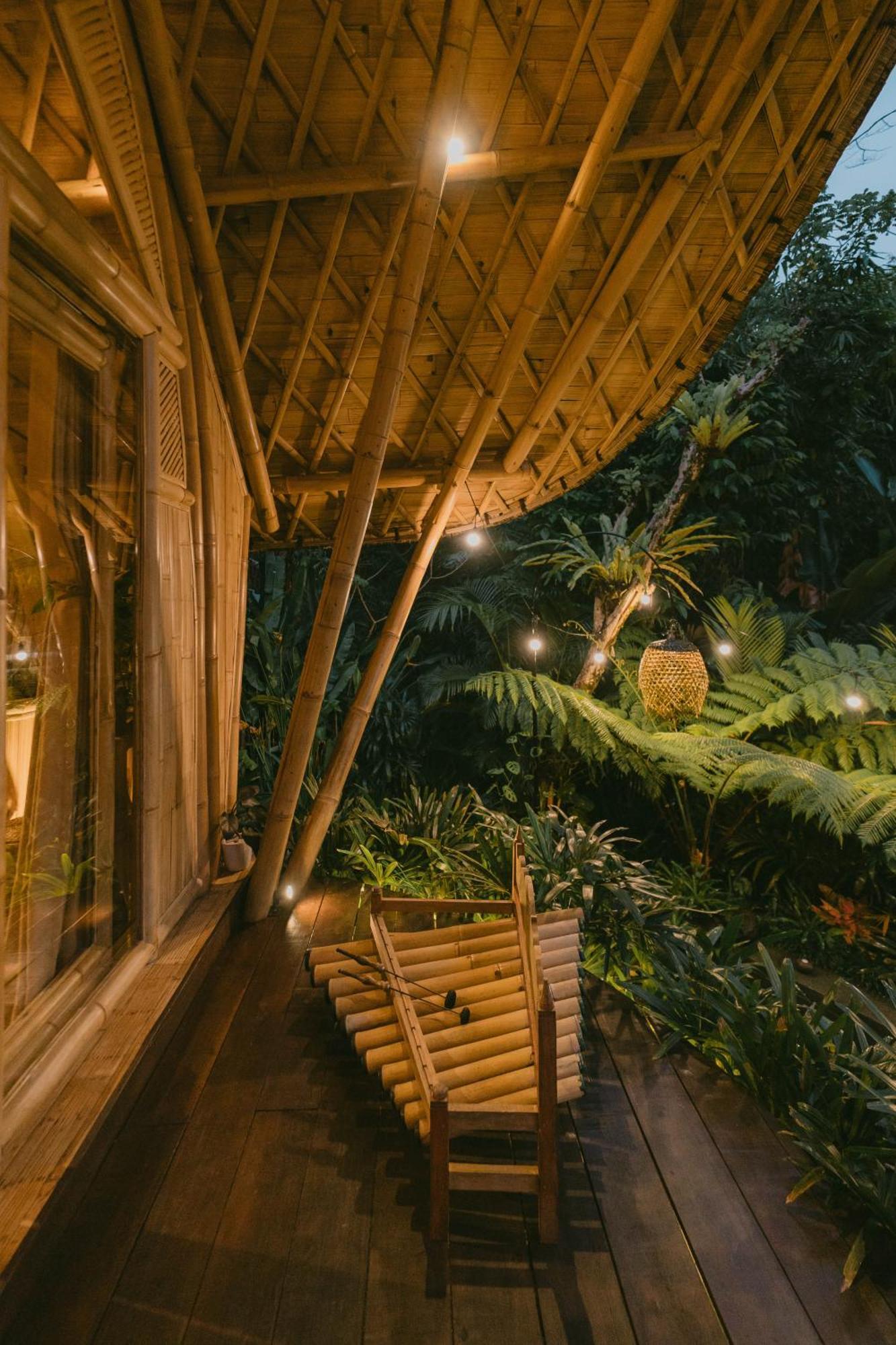 הוילה סיידמן Arcada Bali Bamboo House מראה חיצוני תמונה
