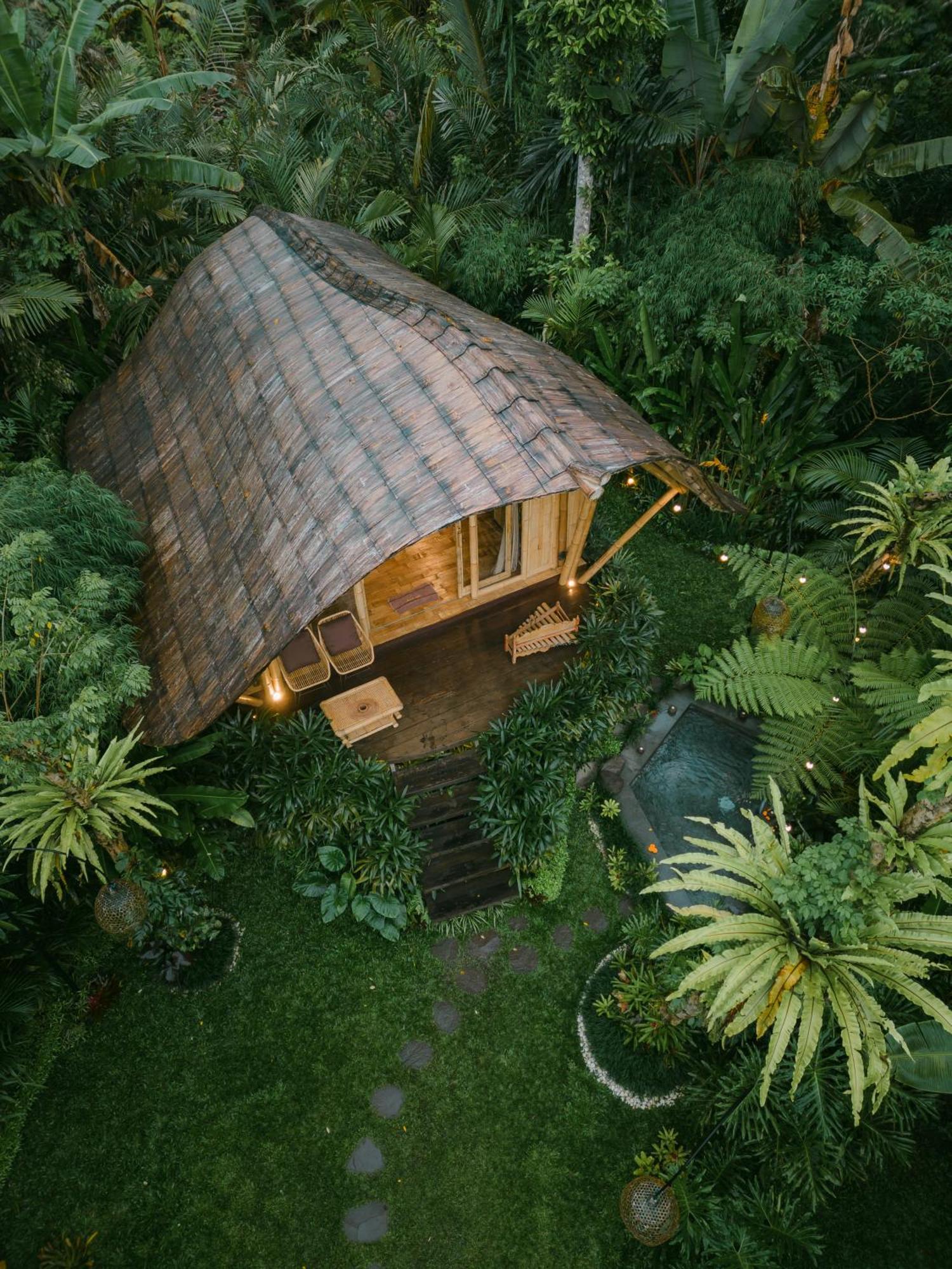 הוילה סיידמן Arcada Bali Bamboo House מראה חיצוני תמונה