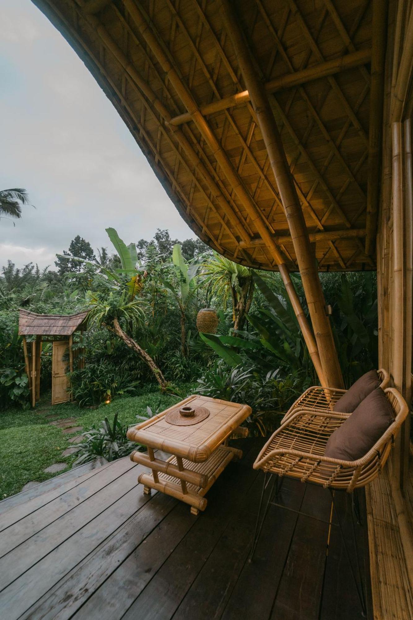 הוילה סיידמן Arcada Bali Bamboo House מראה חיצוני תמונה