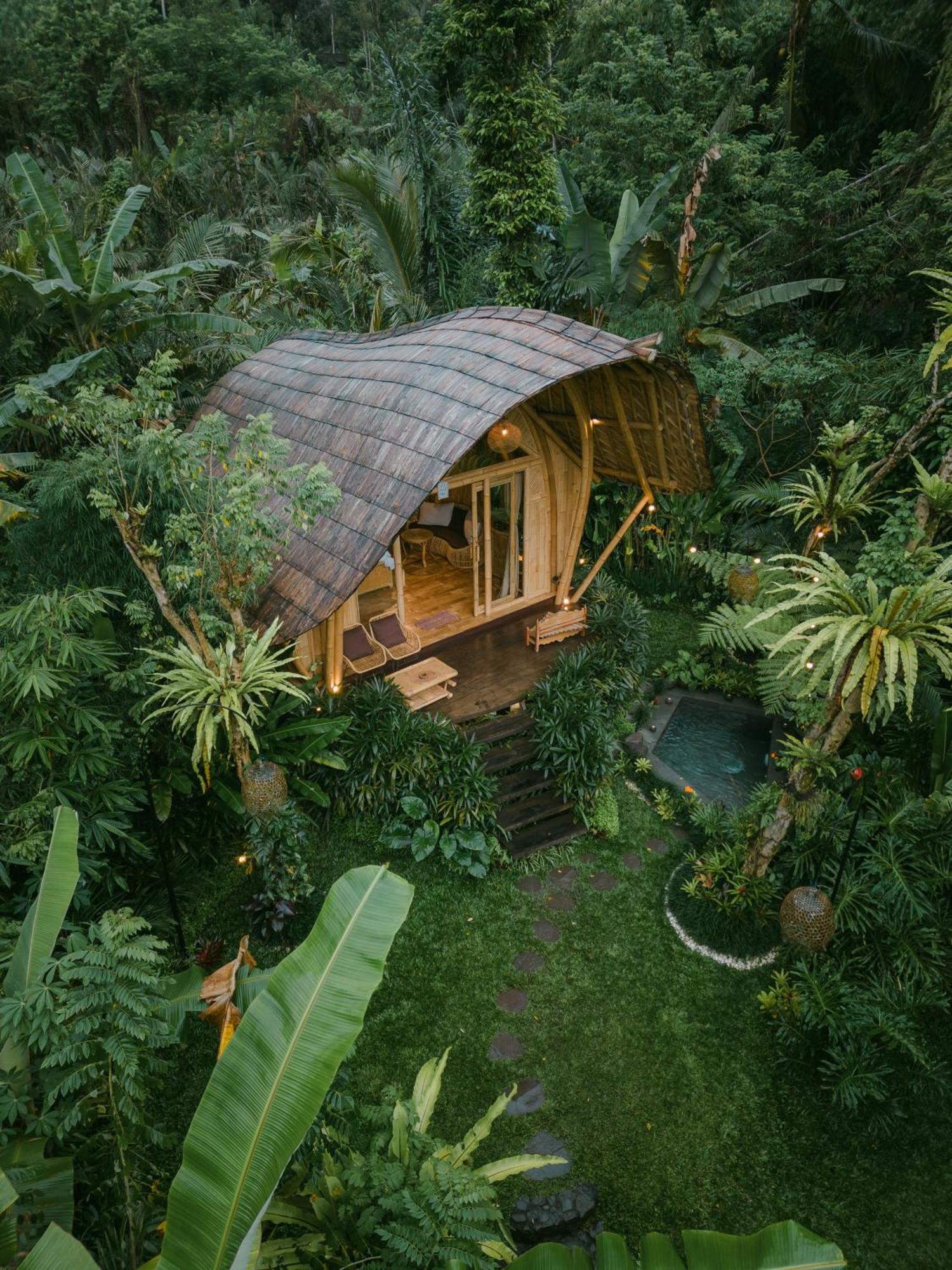 הוילה סיידמן Arcada Bali Bamboo House מראה חיצוני תמונה