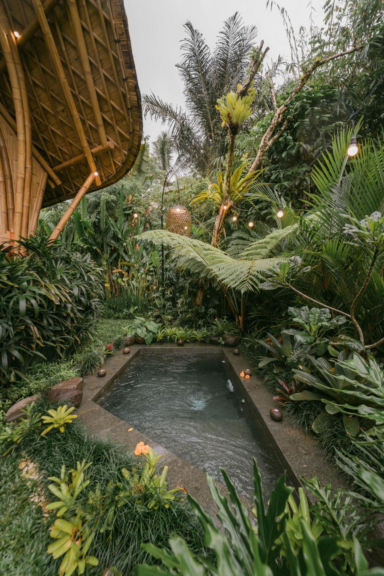 הוילה סיידמן Arcada Bali Bamboo House מראה חיצוני תמונה