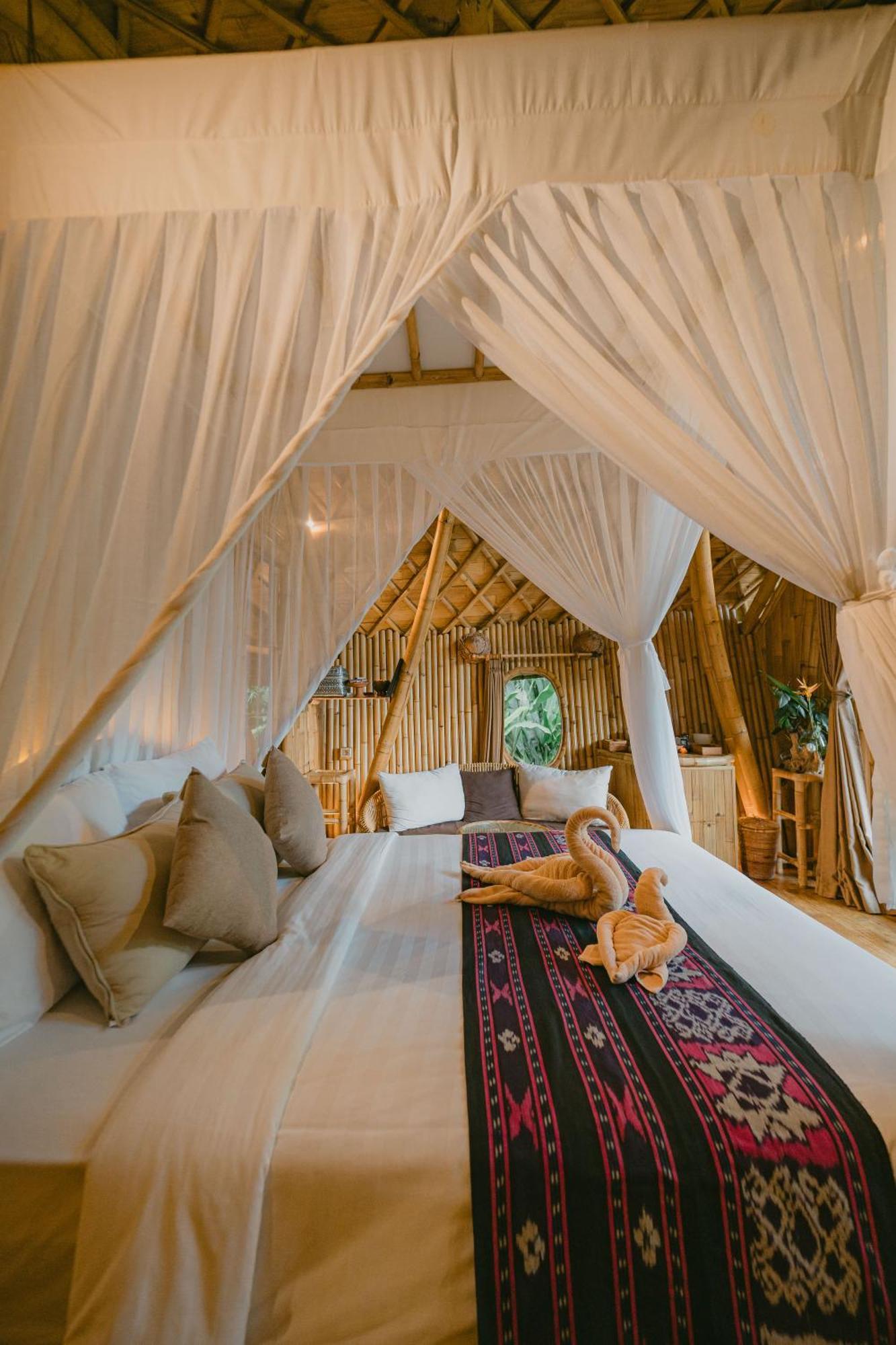 הוילה סיידמן Arcada Bali Bamboo House מראה חיצוני תמונה