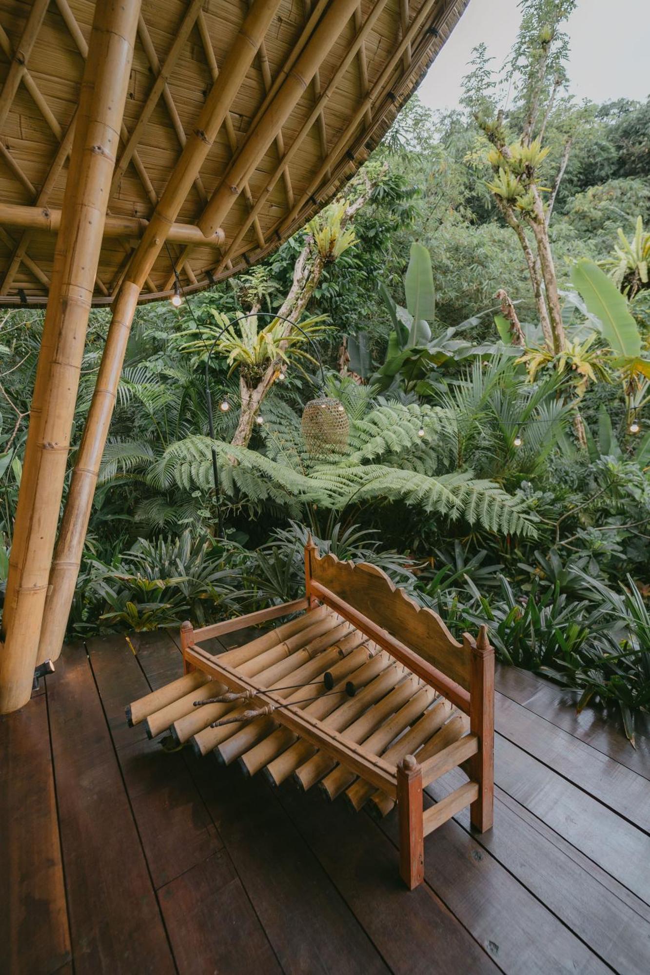 הוילה סיידמן Arcada Bali Bamboo House מראה חיצוני תמונה