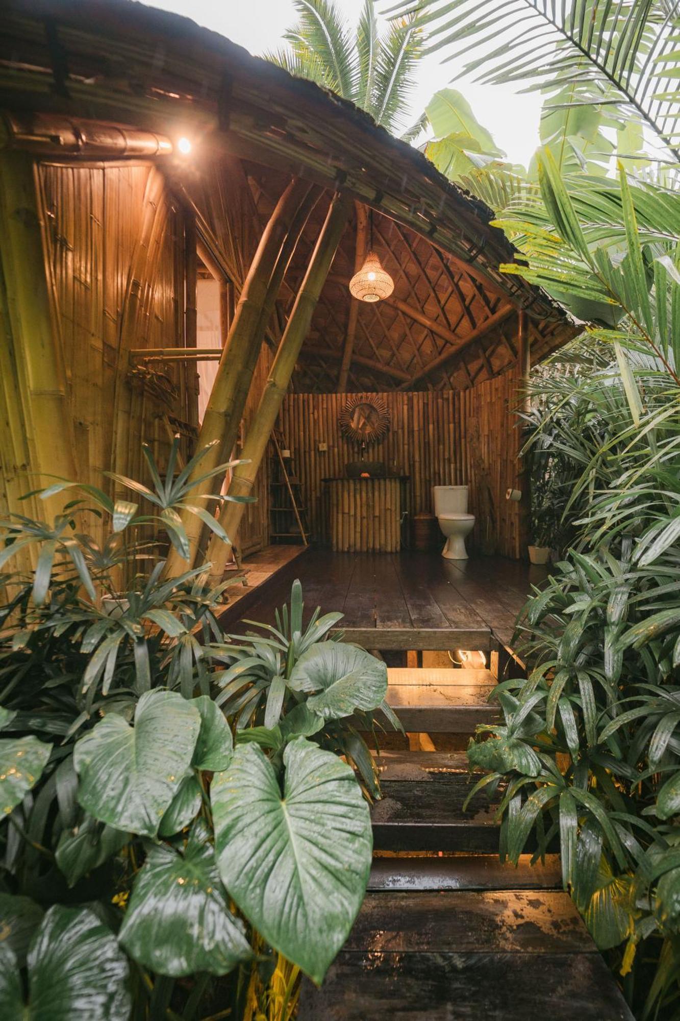 הוילה סיידמן Arcada Bali Bamboo House מראה חיצוני תמונה