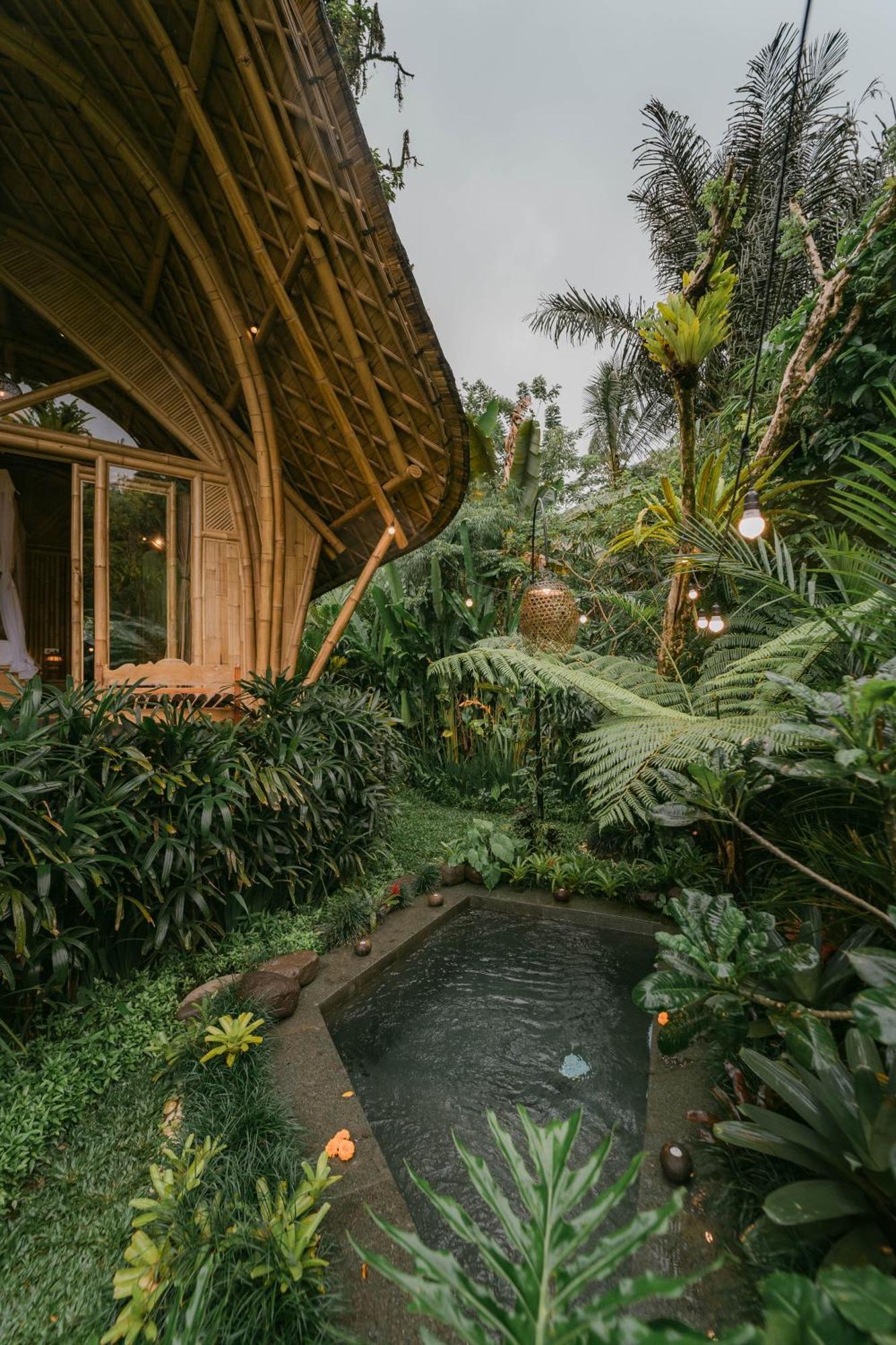 הוילה סיידמן Arcada Bali Bamboo House מראה חיצוני תמונה