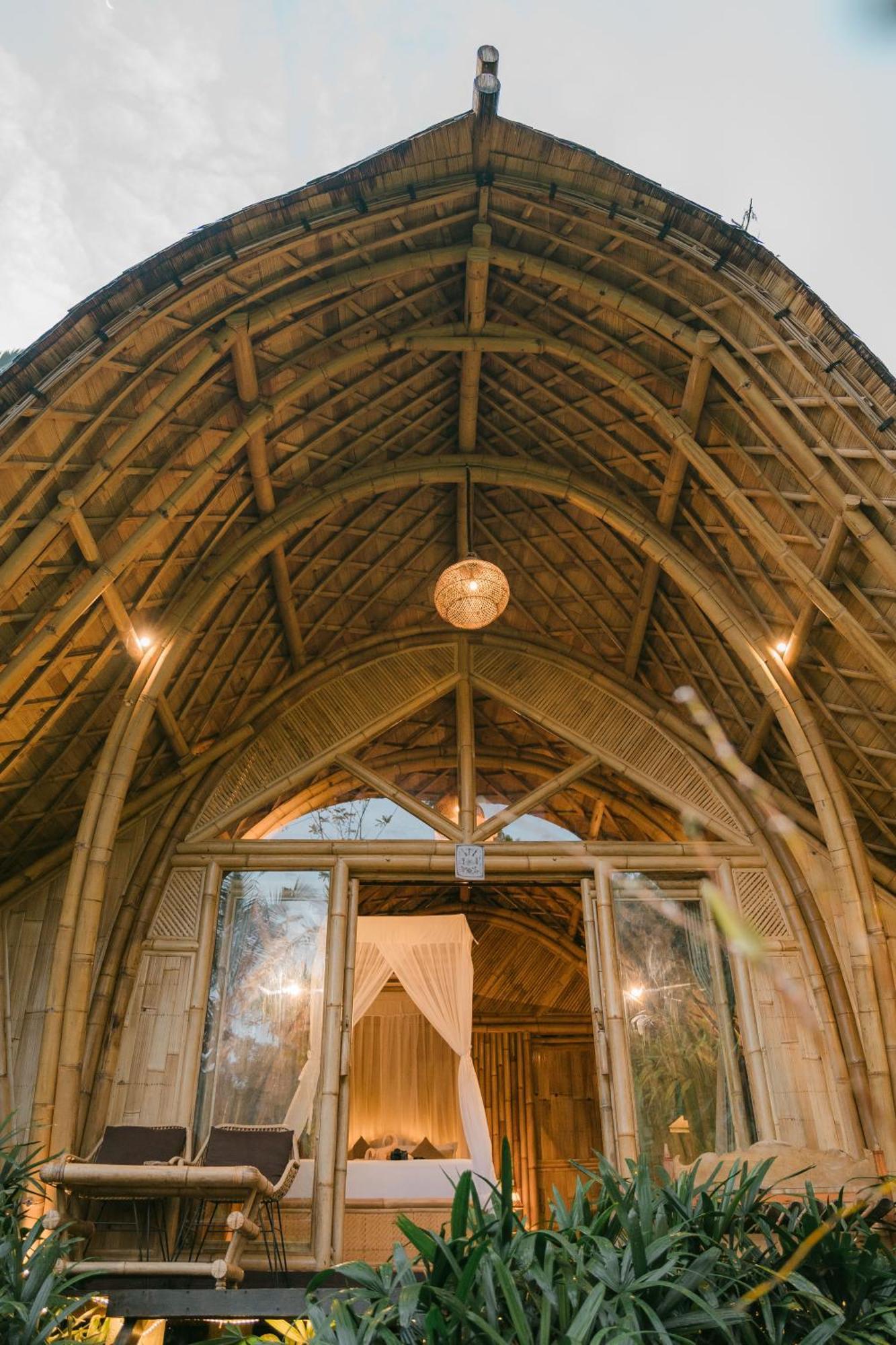 הוילה סיידמן Arcada Bali Bamboo House מראה חיצוני תמונה