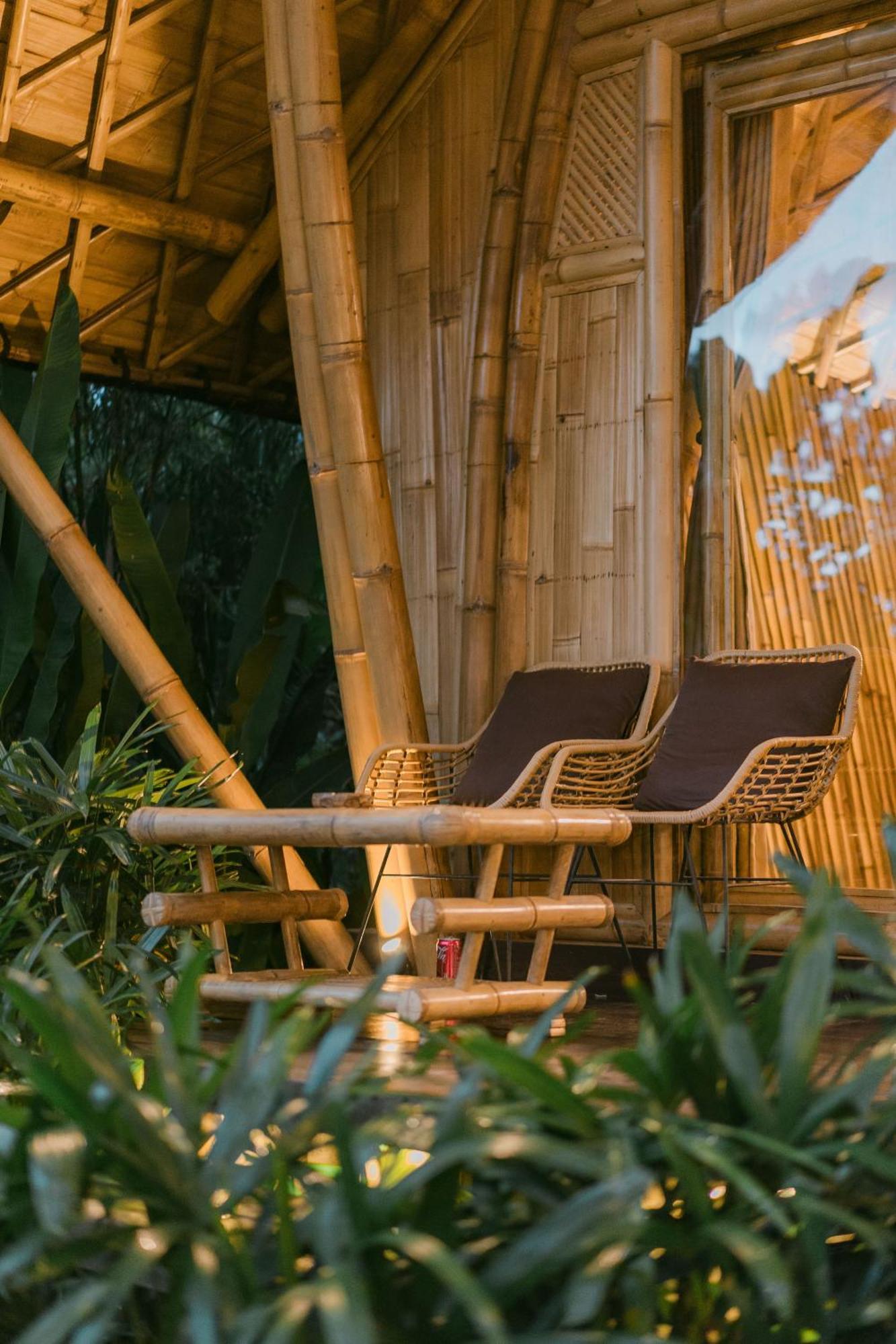 הוילה סיידמן Arcada Bali Bamboo House מראה חיצוני תמונה