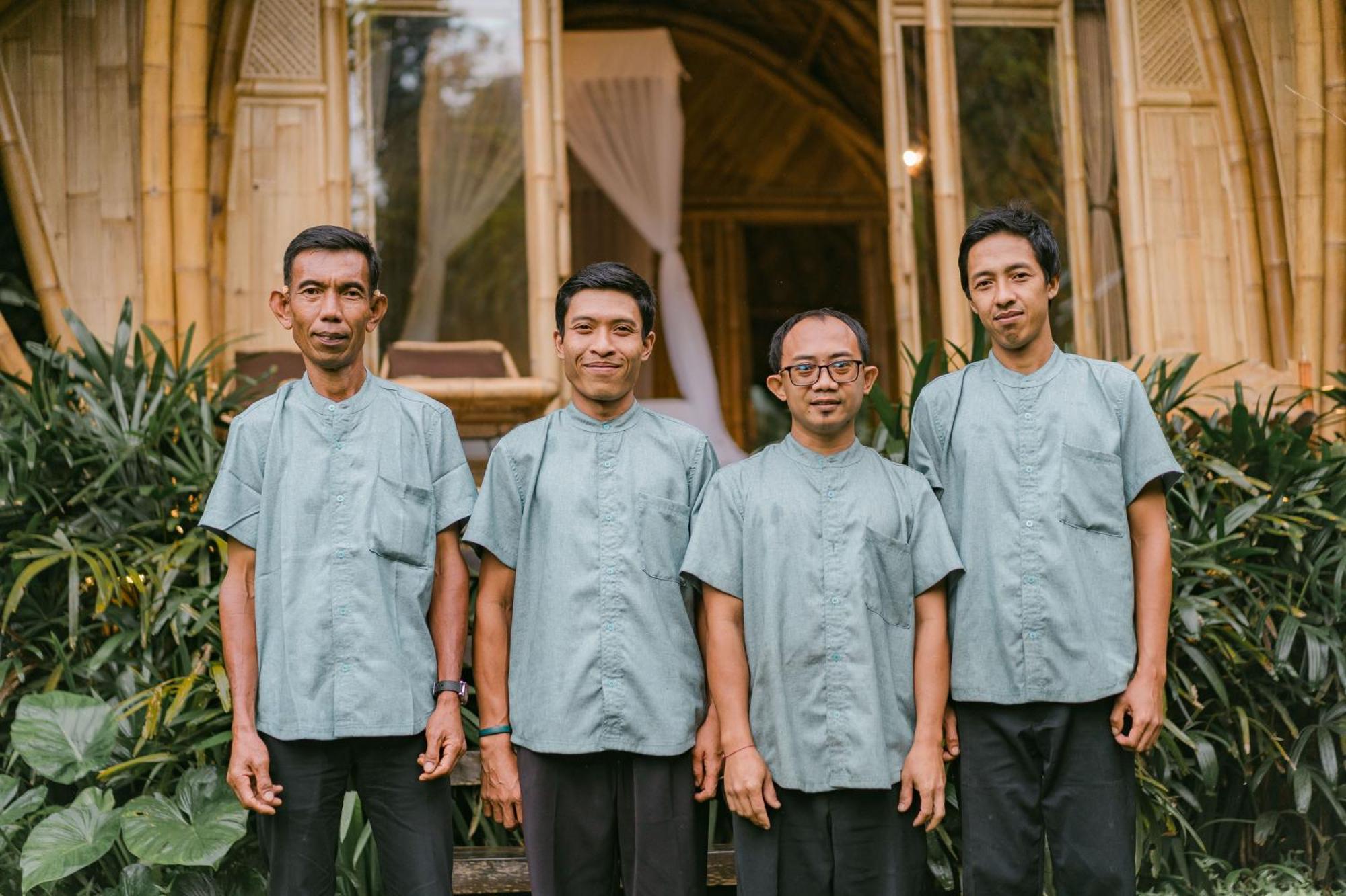 הוילה סיידמן Arcada Bali Bamboo House מראה חיצוני תמונה