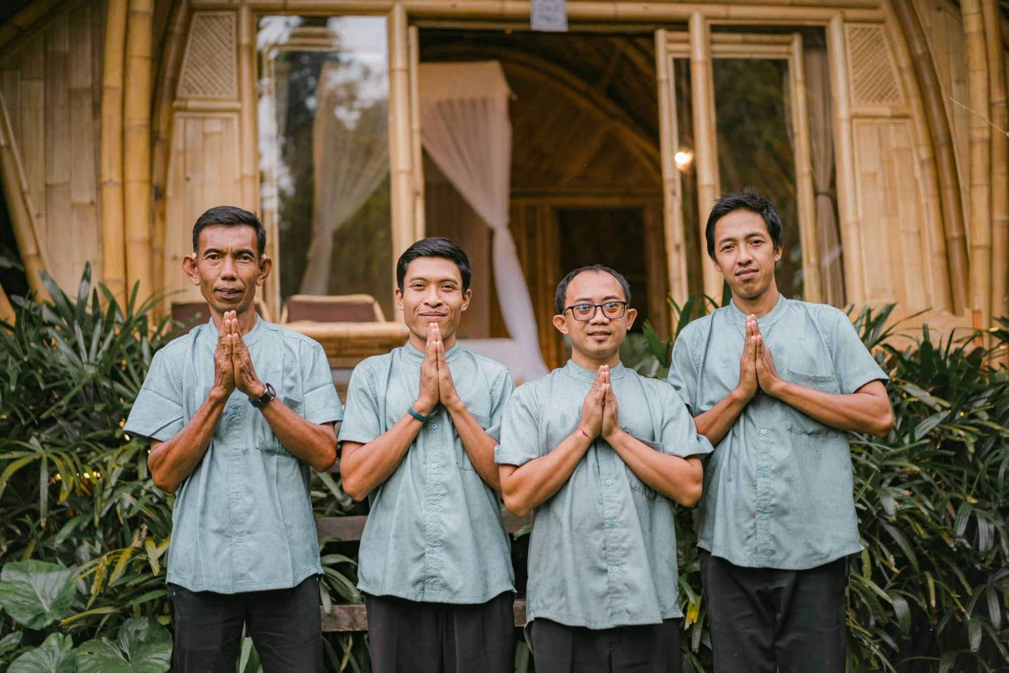 הוילה סיידמן Arcada Bali Bamboo House מראה חיצוני תמונה